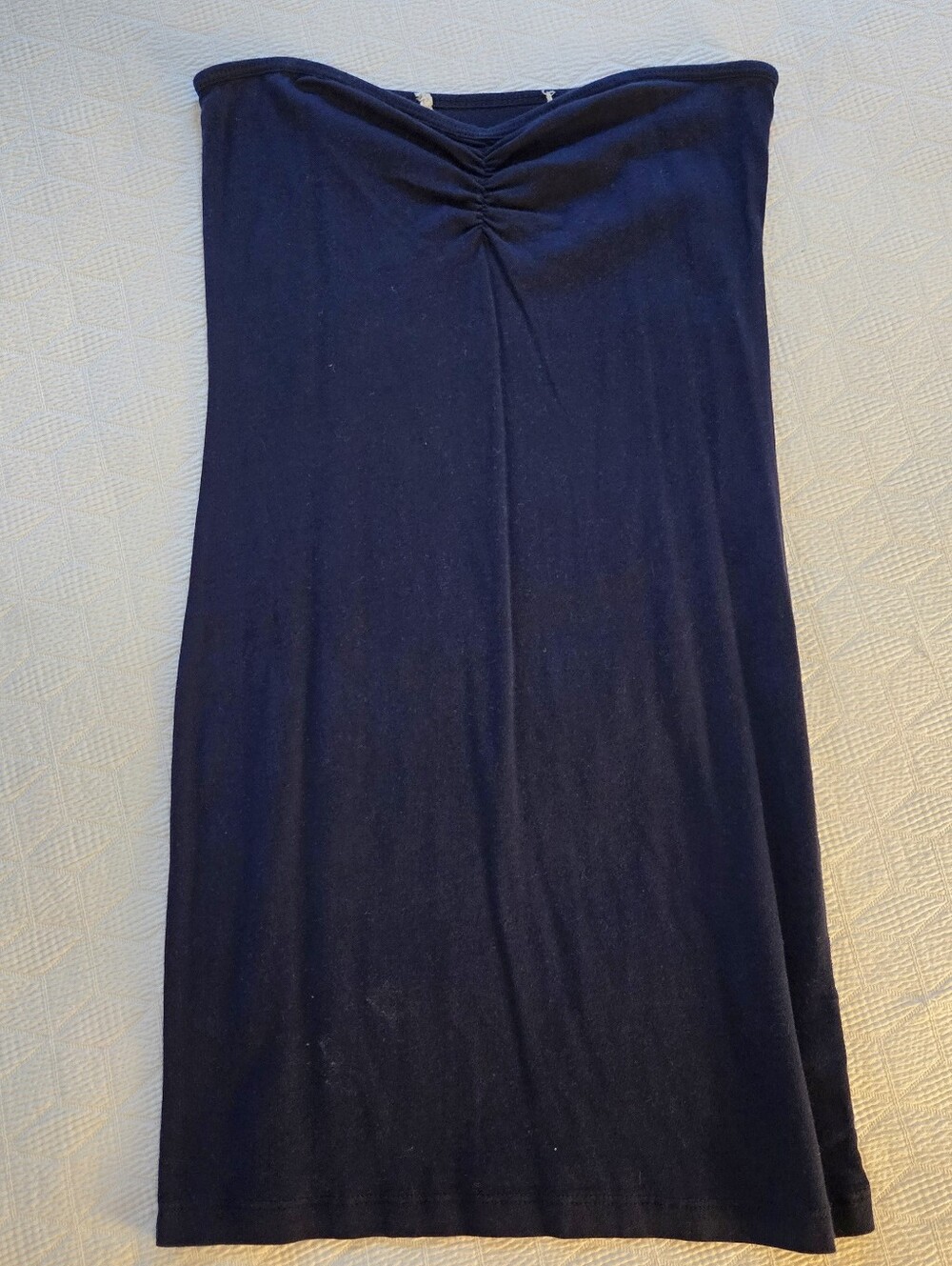 American Apparel Women's Navy Knit Tube Dress Small